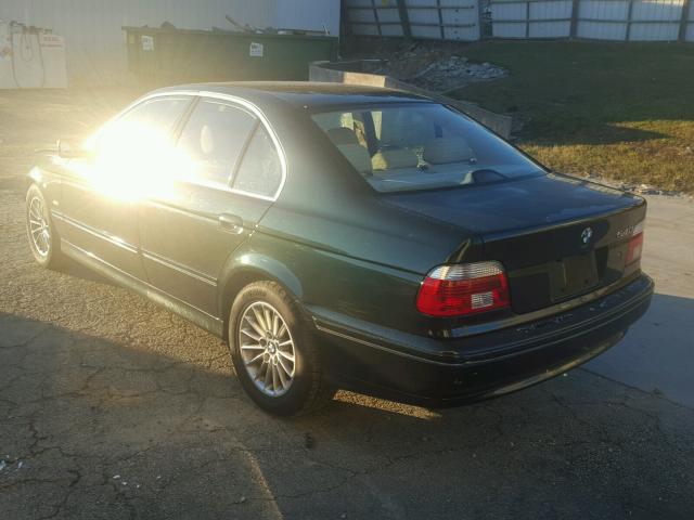 WBADN63492GN85690 - 2002 BMW 540 I AUTO GREEN photo 3