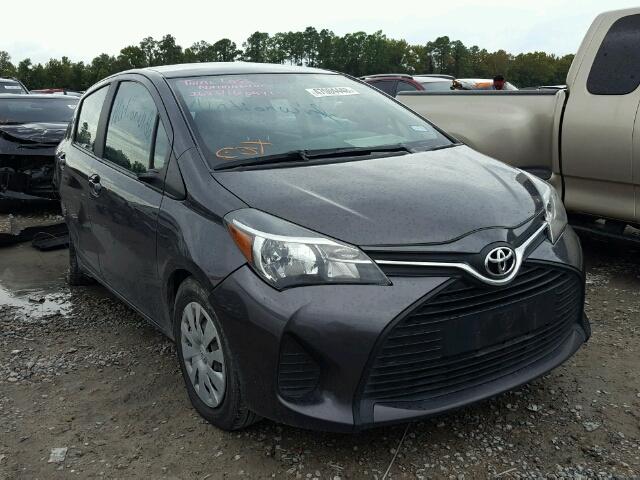 VNKKTUD31GA066015 - 2016 TOYOTA YARIS L GRAY photo 1