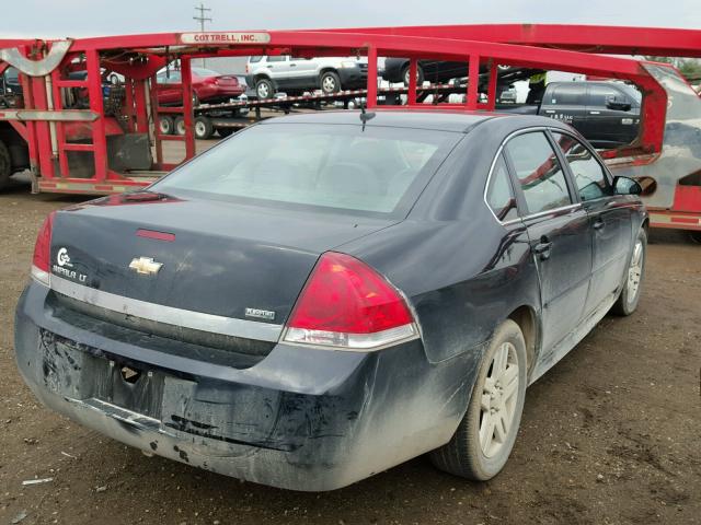 2G1WB5EK9B1334555 - 2011 CHEVROLET IMPALA LT BLACK photo 4