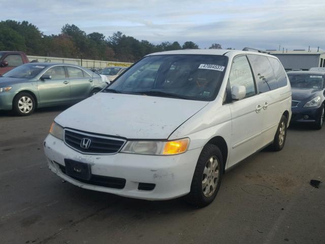 2HKRL18682H581539 - 2002 HONDA ODYSSEY EX WHITE photo 2