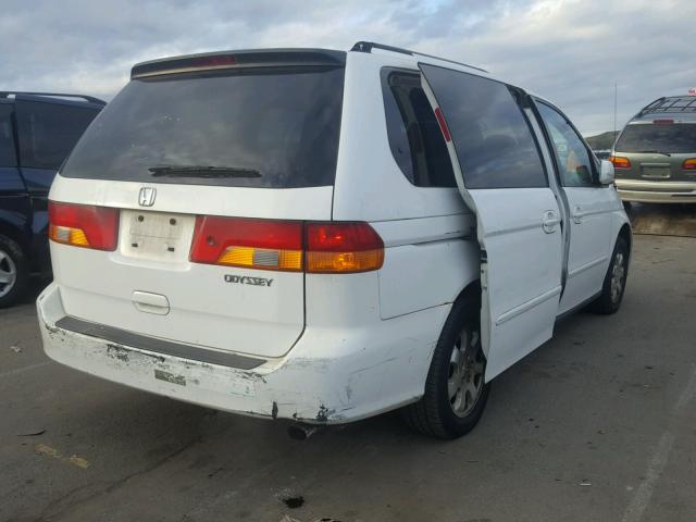 2HKRL18682H581539 - 2002 HONDA ODYSSEY EX WHITE photo 4