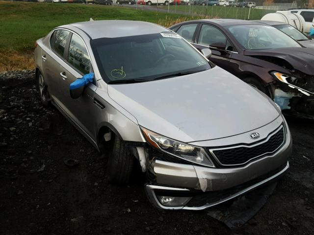 KNAGM4AD0D5046011 - 2013 KIA OPTIMA HYB GRAY photo 1