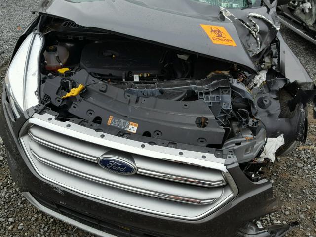 1FMCU9GD1HUC62222 - 2017 FORD ESCAPE SE CHARCOAL photo 7