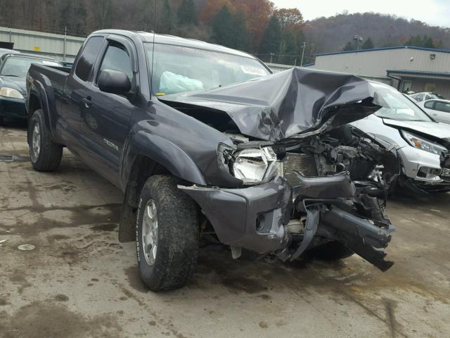 5TFUU4EN0EX107596 - 2014 TOYOTA TACOMA GRAY photo 1