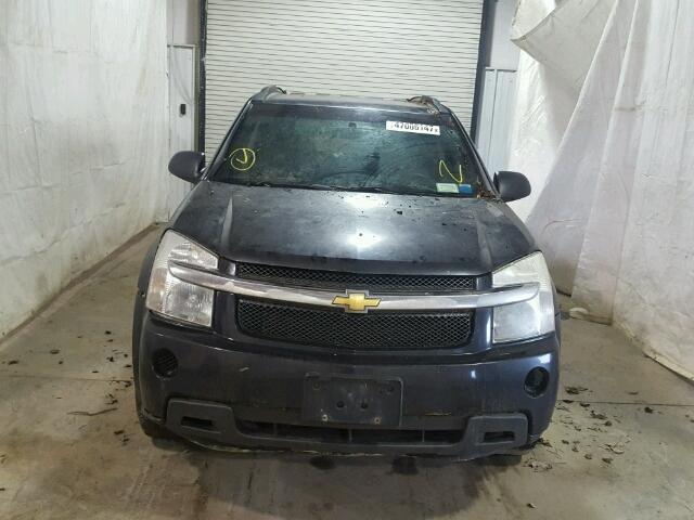 2CNDL13F576065583 - 2007 CHEVROLET EQUINOX BLACK photo 9