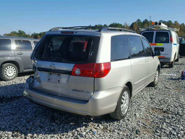 5TDZA23C86S496242 - 2006 TOYOTA SIENNA CE SILVER photo 4