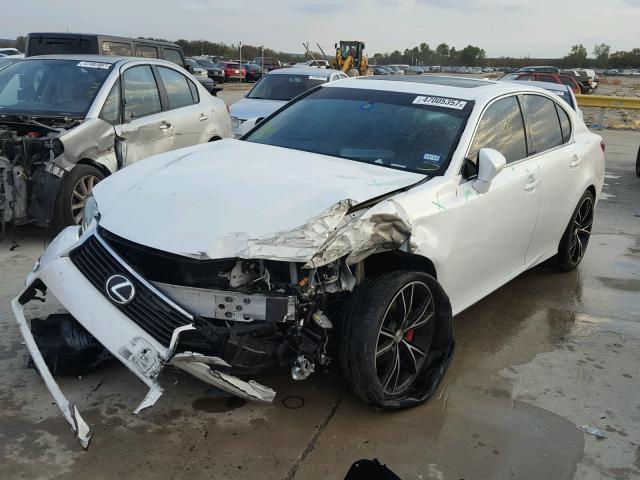 JTHCE1BL7FA006892 - 2015 LEXUS GS 350 WHITE photo 2