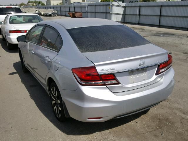 19XFB2F98FE206933 - 2015 HONDA CIVIC EXL 银色 照片 3