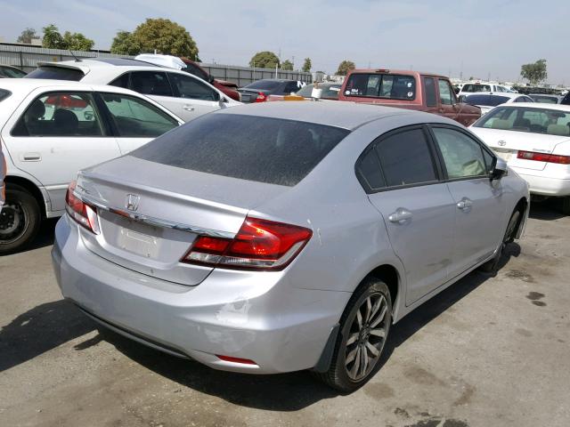 19XFB2F98FE206933 - 2015 HONDA CIVIC EXL 银色 照片 4