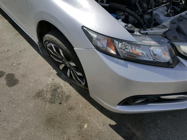 19XFB2F98FE206933 - 2015 HONDA CIVIC EXL 银色 照片 9