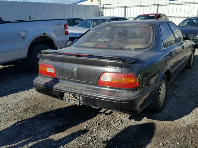 JH4KA7560PC008263 - 1993 ACURA LEGEND L BLACK photo 4