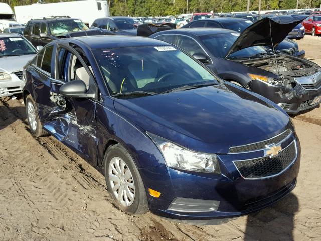 1G1PC5SH3B7152735 - 2011 CHEVROLET CRUZE LS BLUE photo 1