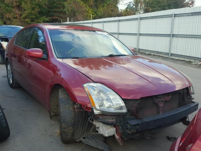 1N4BA41EX6C837763 - 2006 NISSAN MAXIMA SE RED photo 1