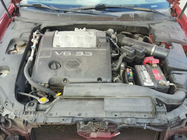 1N4BA41EX6C837763 - 2006 NISSAN MAXIMA SE RED photo 7