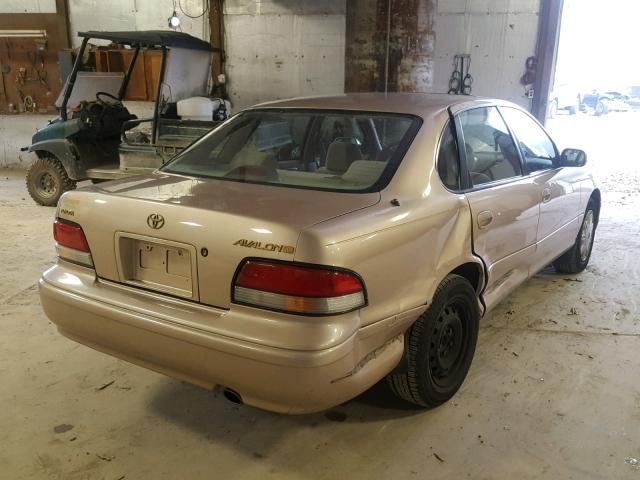 4T1BF12B6TU082580 - 1996 TOYOTA AVALON XL TAN photo 4