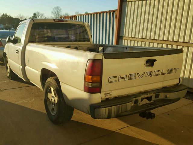 1GCEC14W5YE294530 - 2000 CHEVROLET SILVERADO WHITE photo 3