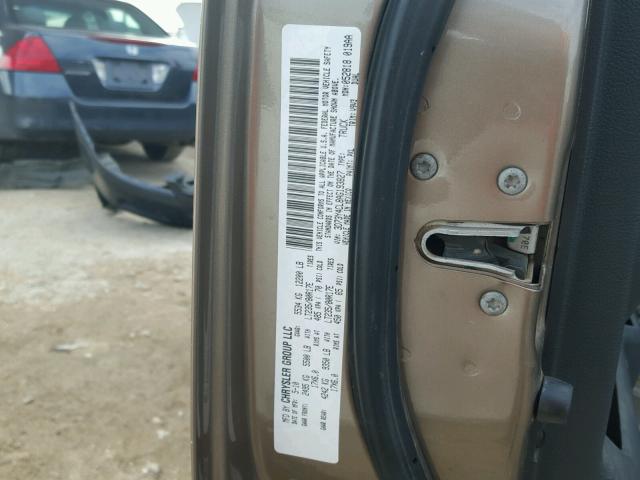 3D73Y4CL8AG193827 - 2010 DODGE RAM 3500 BROWN photo 10