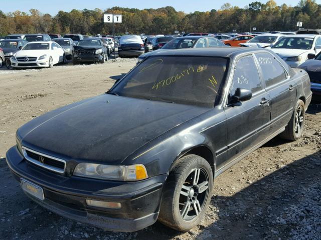 JH4KA7668PC013693 - 1993 ACURA LEGEND L BLACK photo 2