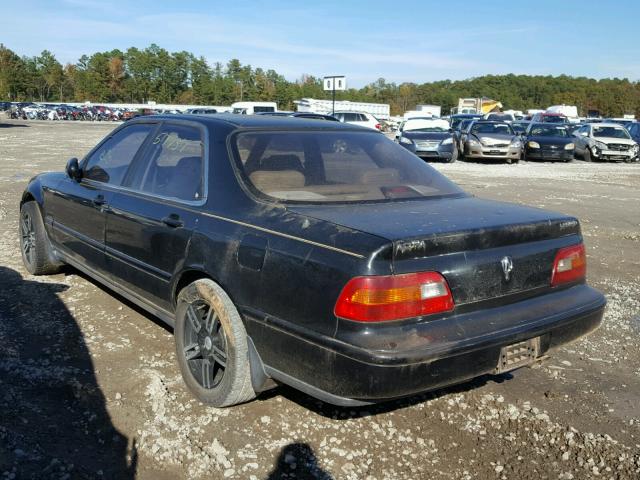 JH4KA7668PC013693 - 1993 ACURA LEGEND L BLACK photo 3