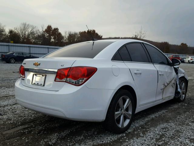 1G1PE5SB0D7134072 - 2013 CHEVROLET CRUZE LT WHITE photo 4