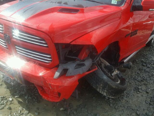 1C6RR7MT5GS235669 - 2016 RAM 1500 SPORT RED photo 9