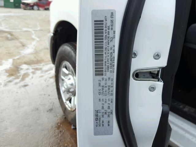 3C6UR5CJ0HG744284 - 2017 RAM 2500 ST WHITE photo 10