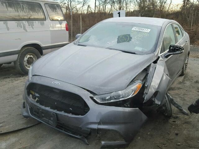 3FA6P0D99DR270712 - 2013 FORD FUSION TIT GRAY photo 2