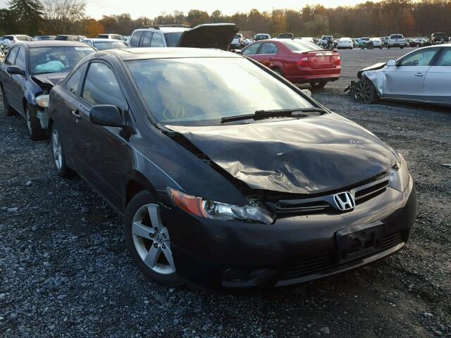 2HGFG12807H581196 - 2007 HONDA CIVIC EX BLACK photo 1