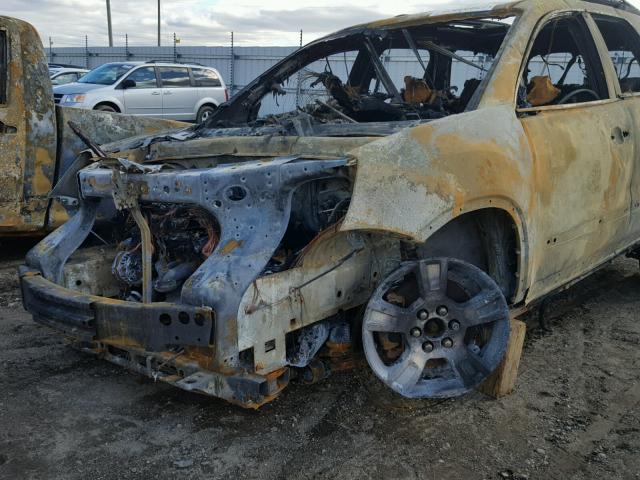 1GKEV23798J182707 - 2008 GMC ACADIA SLT დამწვარი ფოტო 10