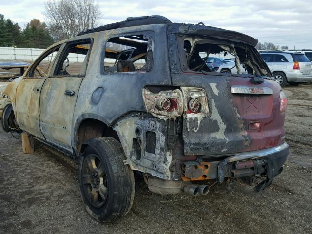 1GKEV23798J182707 - 2008 GMC ACADIA SLT BURN photo 3