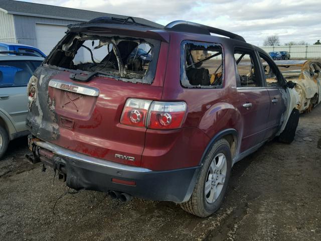 1GKEV23798J182707 - 2008 GMC ACADIA SLT BURN photo 4