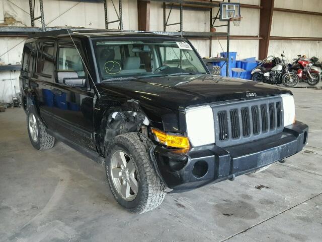 1J8HG48N16C189117 - 2006 JEEP COMMANDER BLACK photo 1