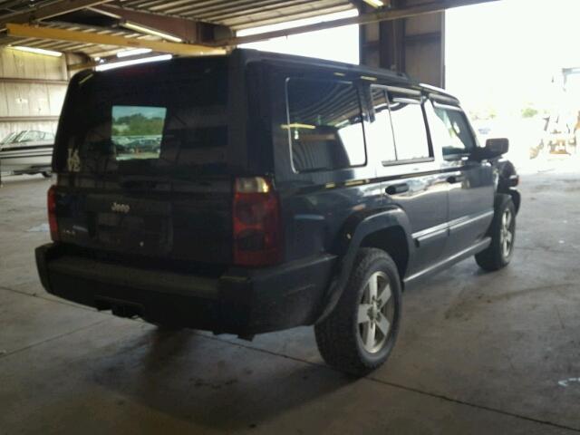 1J8HG48N16C189117 - 2006 JEEP COMMANDER BLACK photo 4