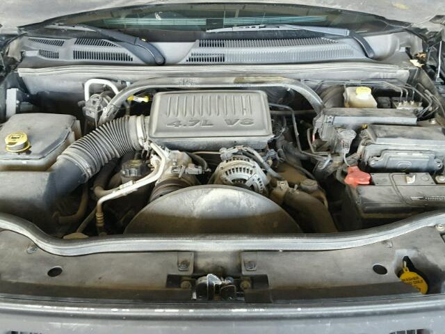 1J8HG48N16C189117 - 2006 JEEP COMMANDER BLACK photo 7