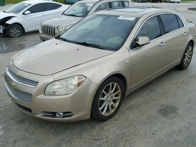 1G1ZK57728F216919 - 2008 CHEVROLET MALIBU LTZ GOLD photo 2