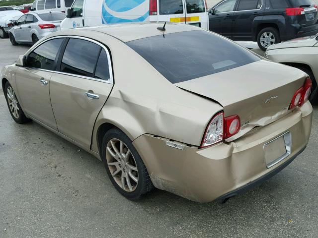 1G1ZK57728F216919 - 2008 CHEVROLET MALIBU LTZ 金色 照片 3