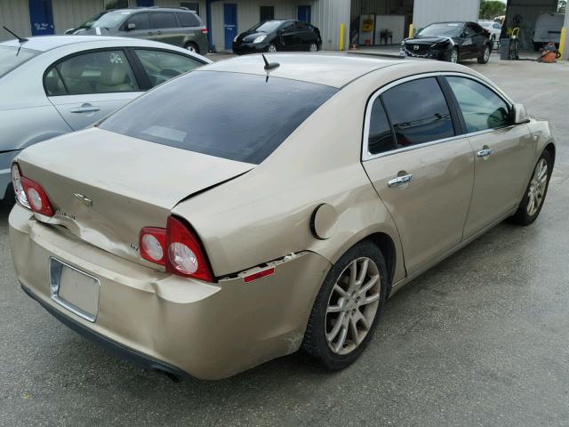 1G1ZK57728F216919 - 2008 CHEVROLET MALIBU LTZ GOLD photo 4