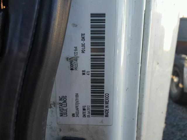 3HSDJAPR7EN791884 - 2014 INTERNATIONAL PROSTAR 白色 照片 10