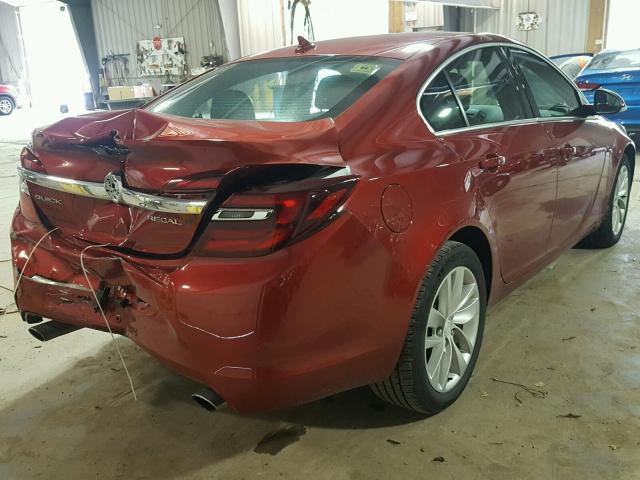 2G4GK5EX8E9289939 - 2014 BUICK REGAL 红色 照片 4