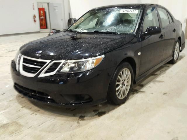 YS3FB49Y491010311 - 2009 SAAB 9-3 2.0T BLACK photo 2