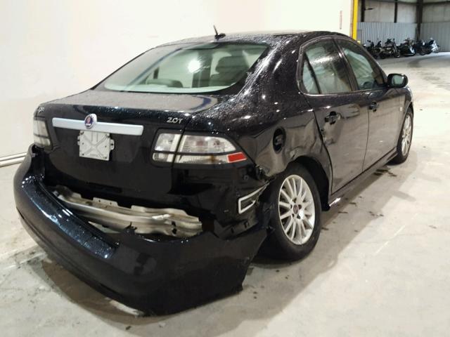 YS3FB49Y491010311 - 2009 SAAB 9-3 2.0T BLACK photo 4