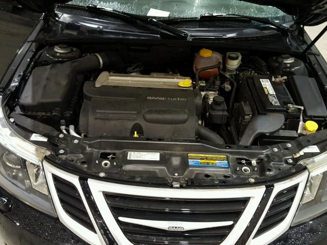 YS3FB49Y491010311 - 2009 SAAB 9-3 2.0T BLACK photo 7