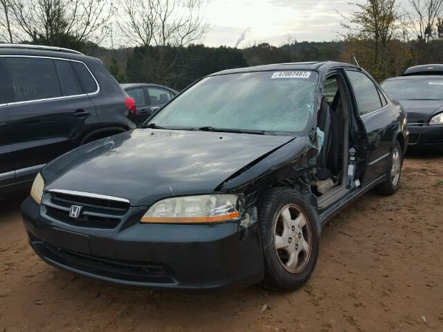 JHMCG5653YC015352 - 2000 HONDA ACCORD EX GREEN photo 2