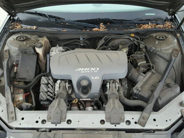 2G2WS522351146716 - 2005 PONTIAC GRAND PRIX GRAY photo 7