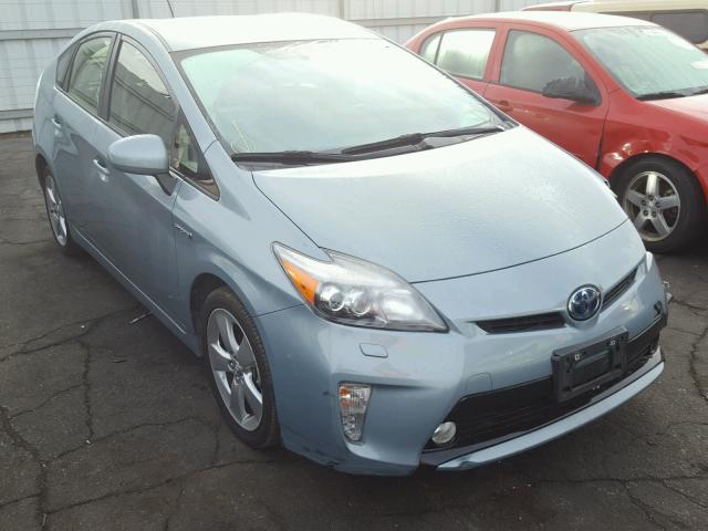 JTDKN3DU6C5484112 - 2012 TOYOTA PRIUS BLUE photo 1