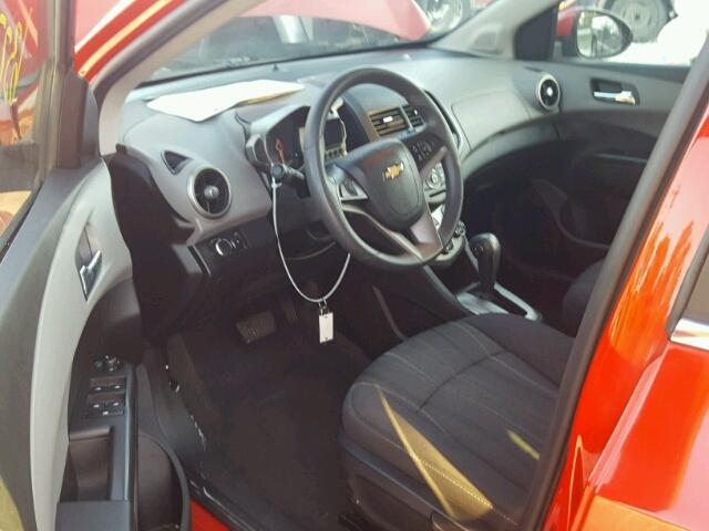 1G1JC6SH8D4233889 - 2013 CHEVROLET SONIC LT RED photo 9