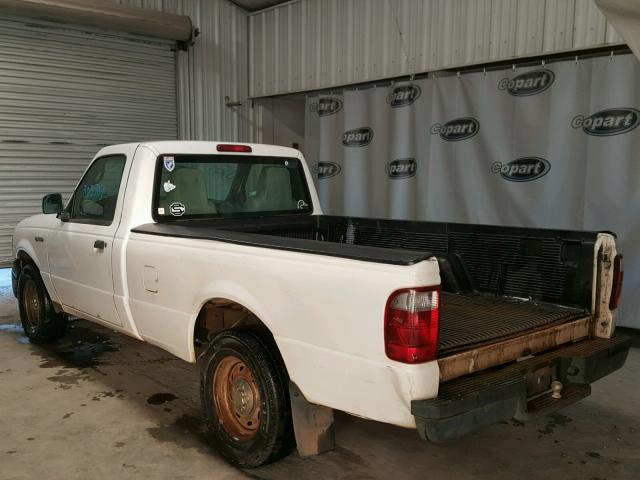 1FTYR10E05PA32679 - 2005 FORD RANGER WHITE photo 3