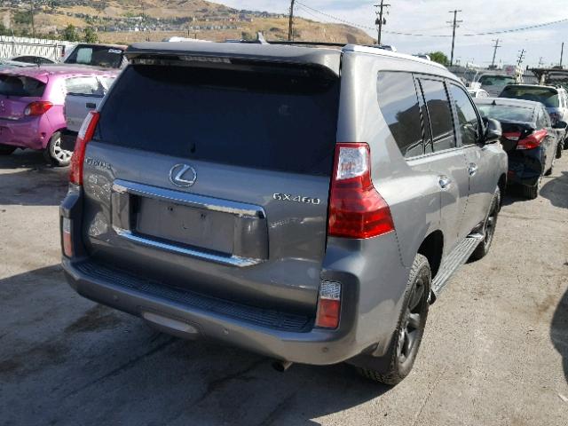 JTJBM7FX4A5003995 - 2010 LEXUS GX BASE GRAY photo 4