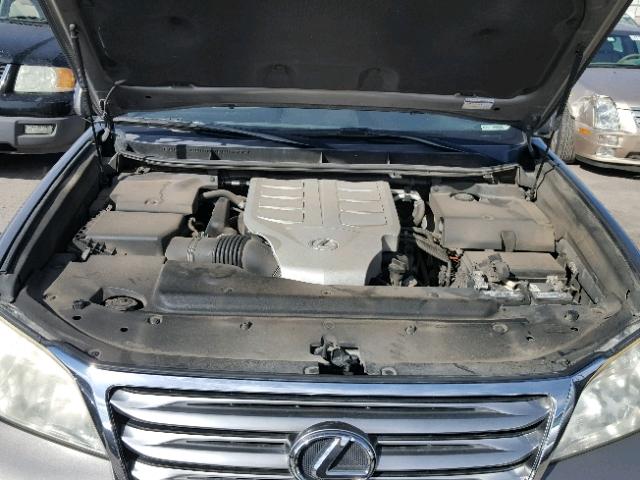 JTJBM7FX4A5003995 - 2010 LEXUS GX BASE GRAY photo 7