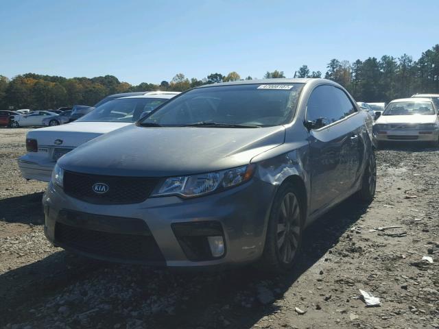 KNAFW6A3XC5600579 - 2012 KIA FORTE SX GRAY photo 2